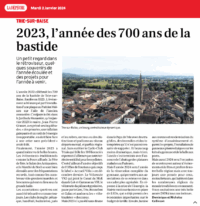 2023, l’année des 700ans de la bastide